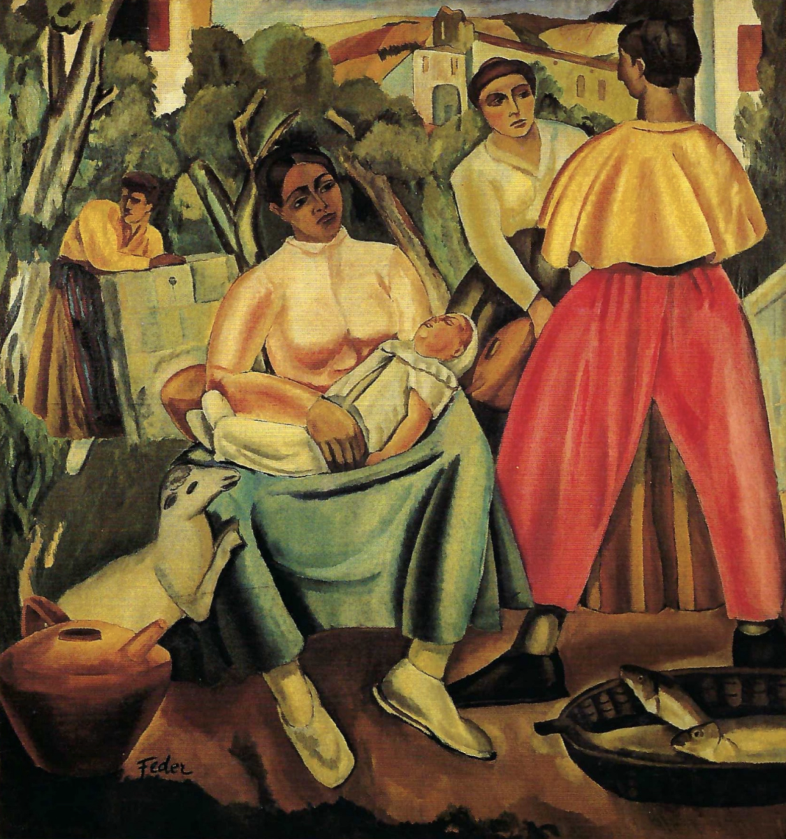 femmes à la fontaine